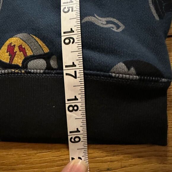 NWT Gymboree motorcycle zip up hoodie navy small 5/6 - Picture 7 of 8